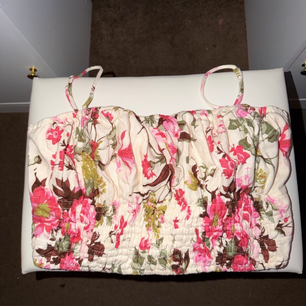 Abercrombie & Fitch Floral Tank Top